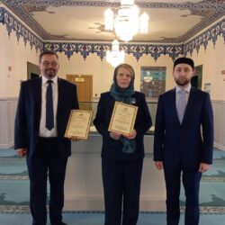 В Московской соборной мечети нас сегодня встречал заместитель председателя по внутренним делам Сейфетдинов Равиль Хамзович